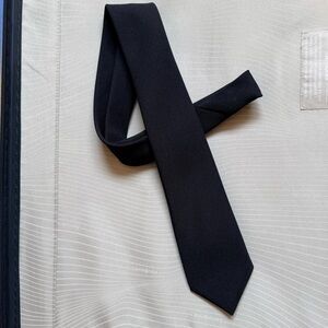Men's Tie Black Classic Unbranded  Like New Formal Workwear